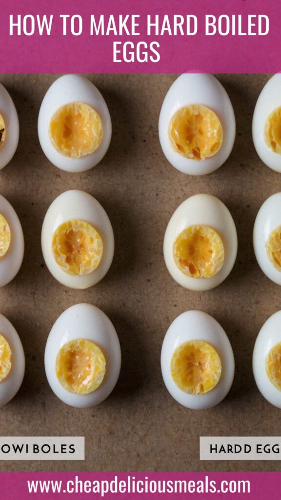 How to Make Hard Boiled Eggs