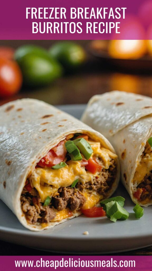 Freezer Breakfast Burritos Recipe Freezer Breakfast Burritos Recipe