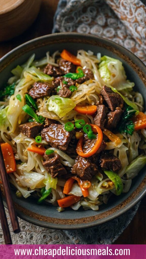 How to make Beef Cabbage Stir Fry