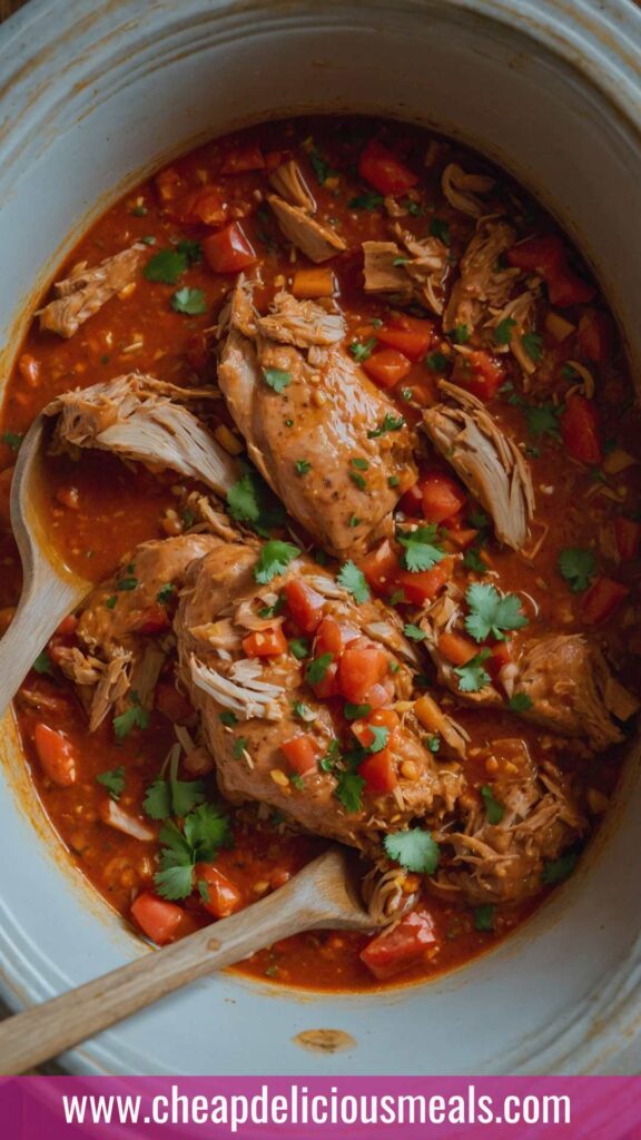 How to make Crock Pot Salsa Chicken