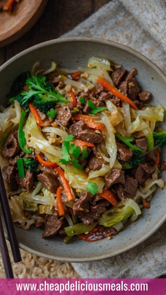 Beef Cabbage Stir Fry Recipe