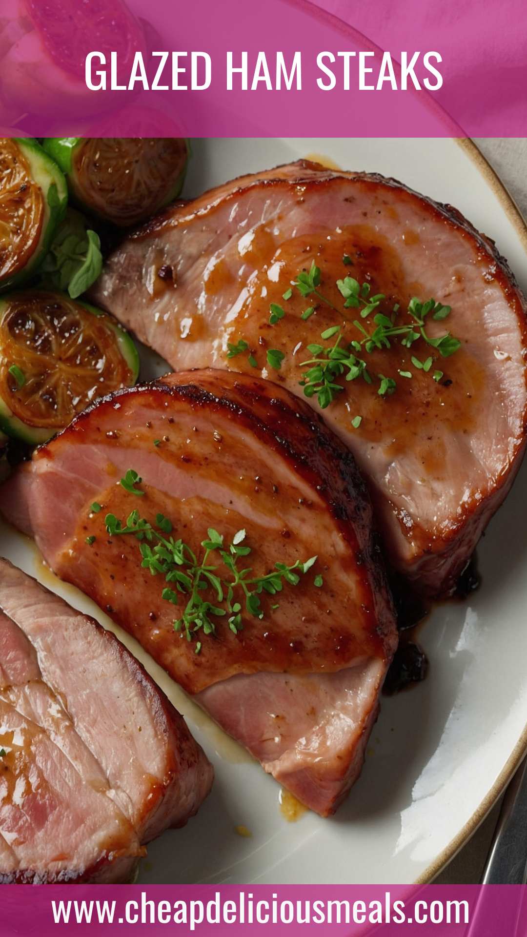 Glazed Ham Steaks