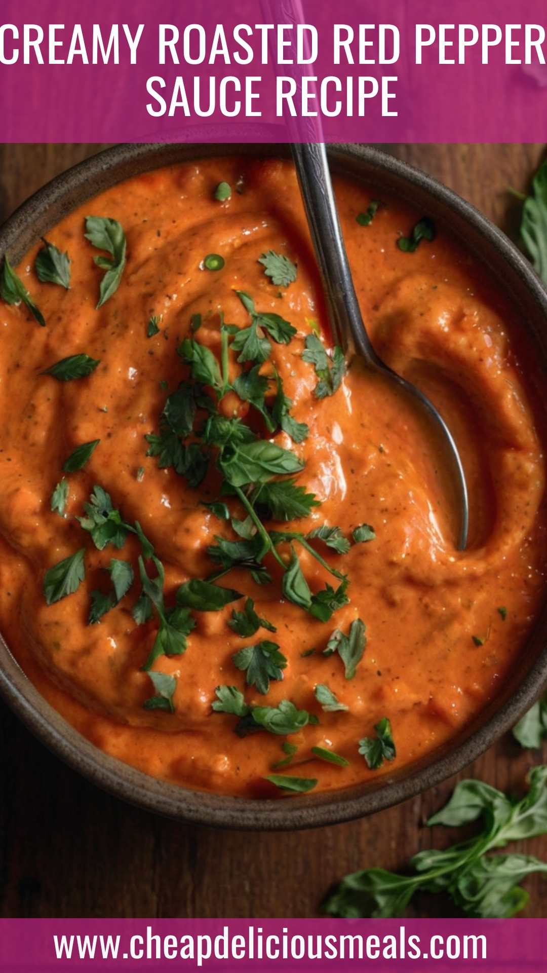 Creamy Roasted Red Pepper Sauce Recipe