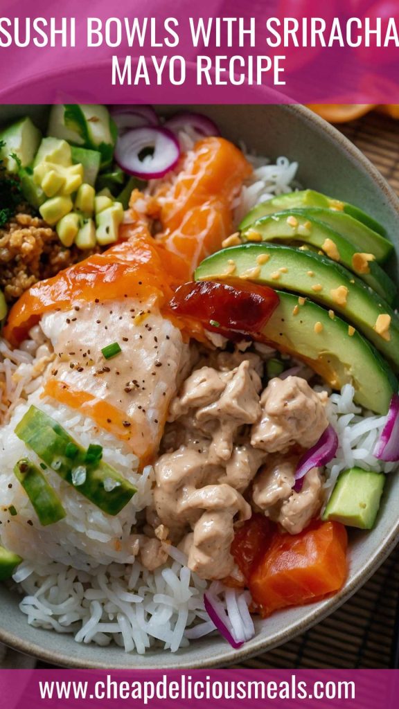 Sushi Bowls with Sriracha Mayo Recipe