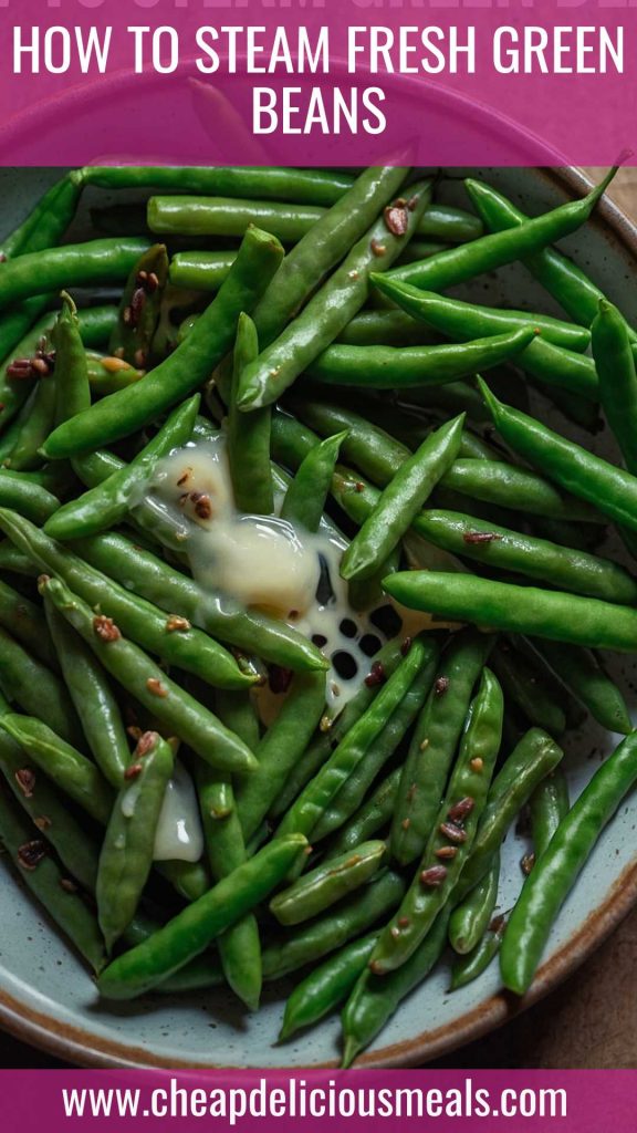 How To Steam Fresh Green Beans