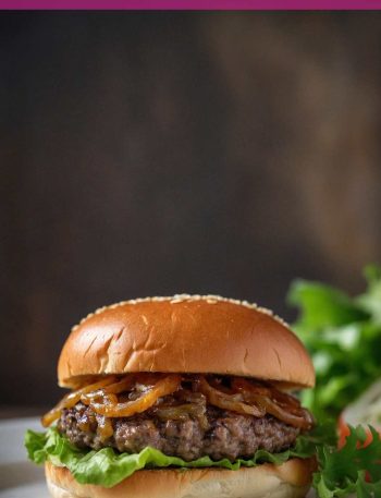Caramelized Onion Smash Burgers