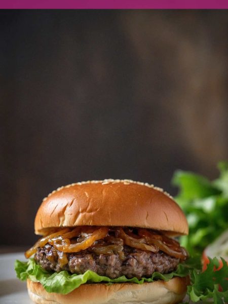 Caramelized Onion Smash Burgers