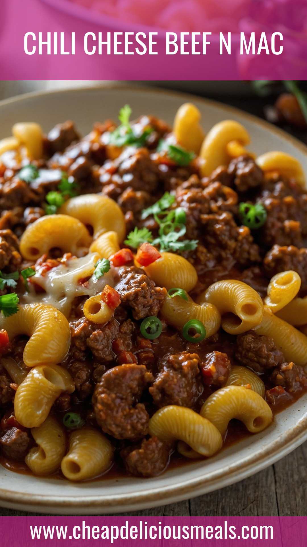 Chili Cheese Beef n Mac