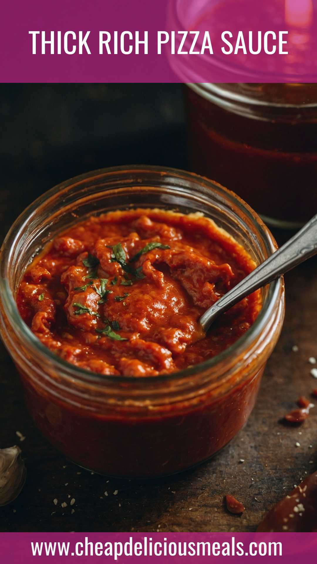 Thick Rich Pizza Sauce