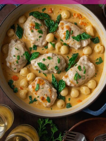 Creamy Chicken and Gnocchi