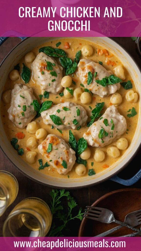 Creamy Chicken and Gnocchi