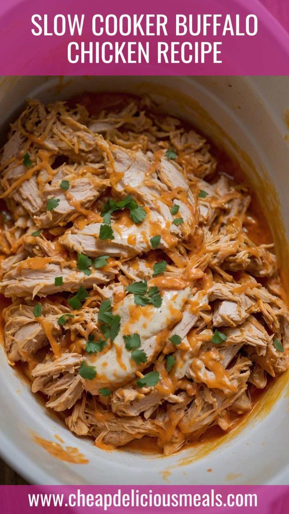 Slow Cooker Buffalo Chicken Recipe