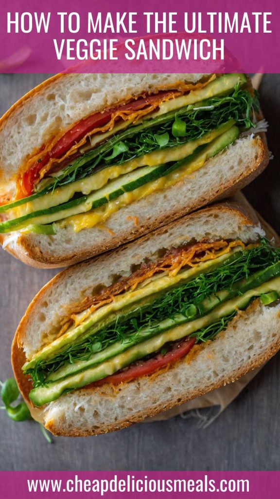 How to Make the Ultimate Veggie Sandwich How to Make the Ultimate Veggie Sandwich