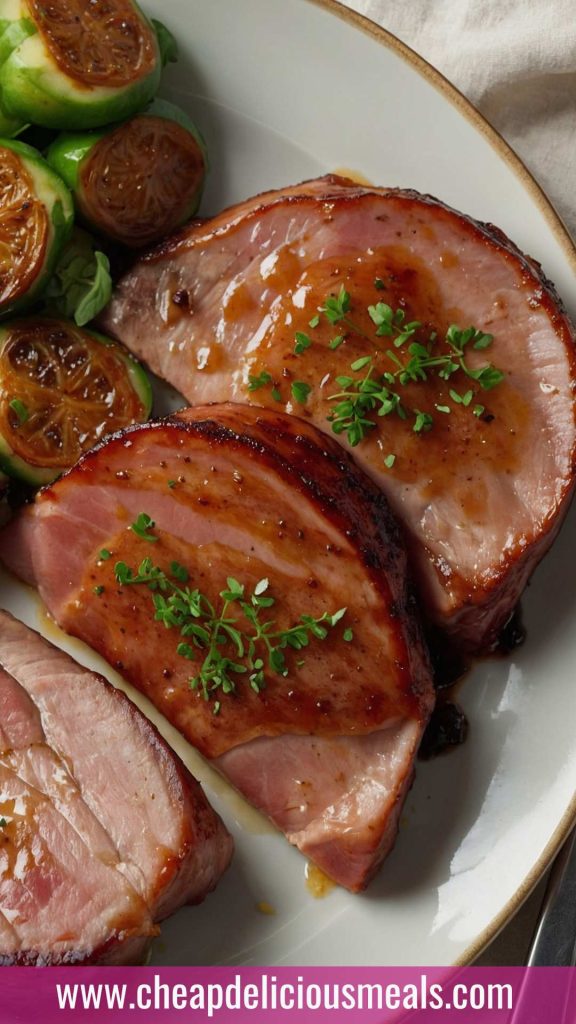 How to make Glazed Ham Steaks