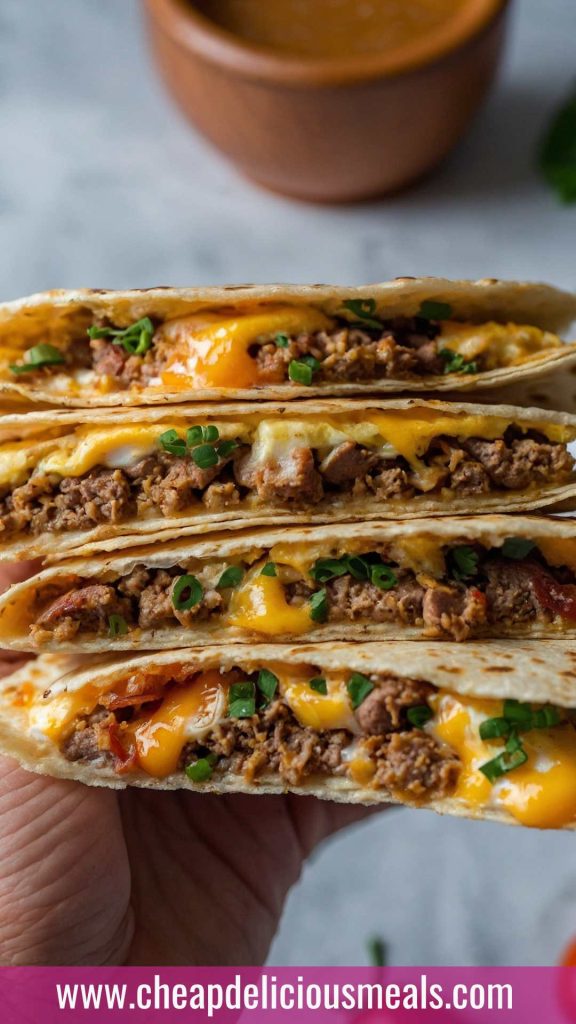 How to make Sausage and Egg Breakfast Quesadillas