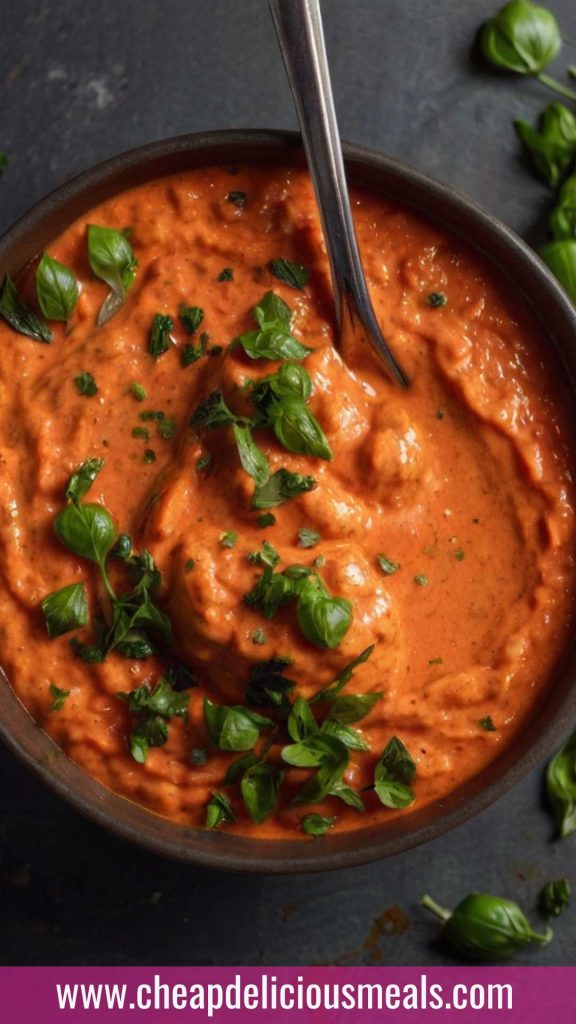 Creamy Roasted Red Pepper Sauce