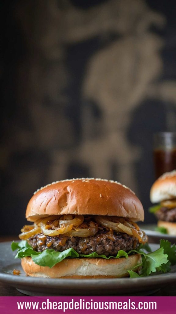 Caramelized Onion Smash Burgers Recipe