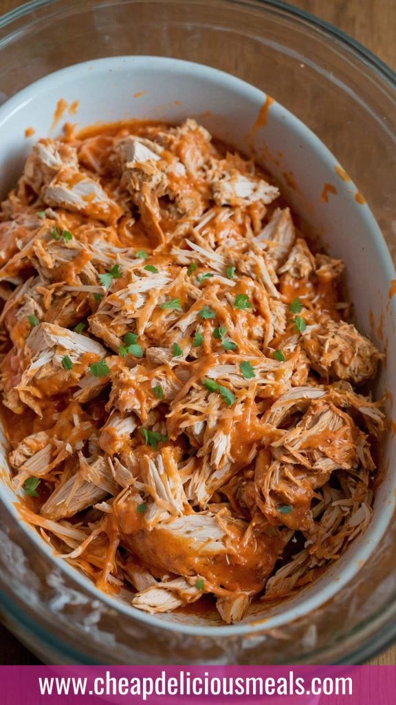 Slow Cooker Buffalo Chicken 