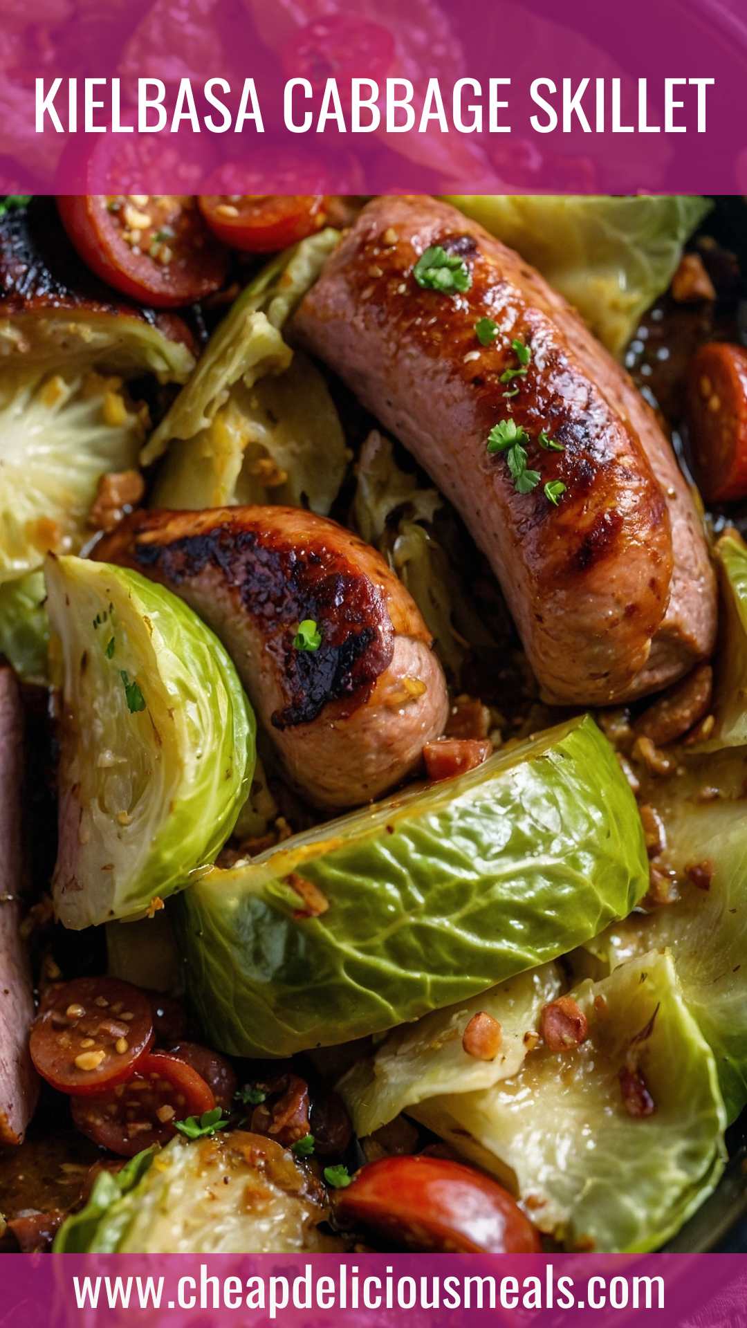Kielbasa Cabbage Skillet