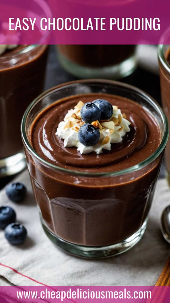 Easy Chocolate Pudding 