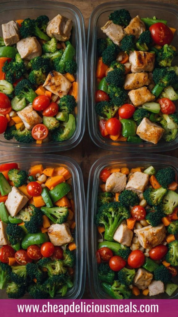 How to make Chicken and Vegetable Meal Prep