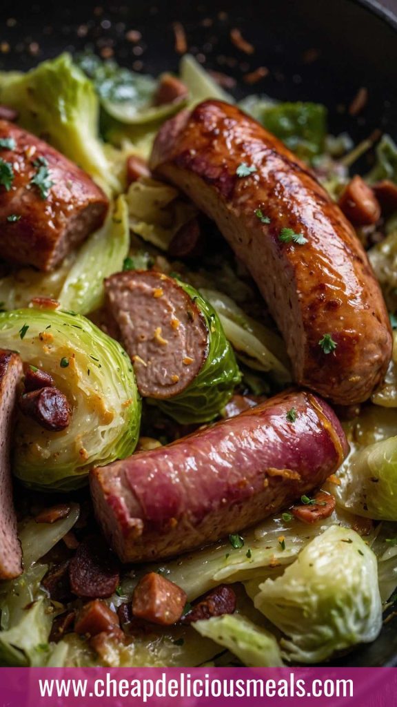 Kielbasa Cabbage Skillet Recipe