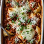 Stuffed Shells with Ground Beef