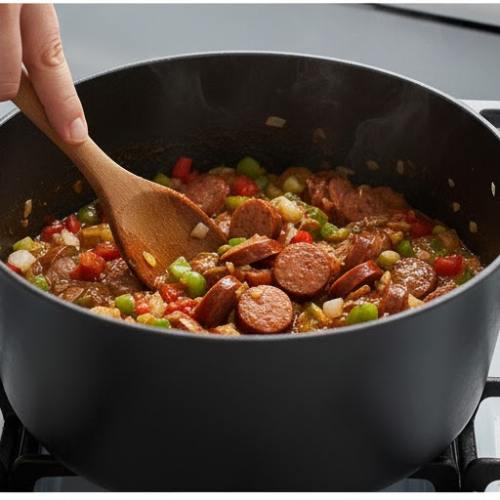 Step 6: Cook the Sausage