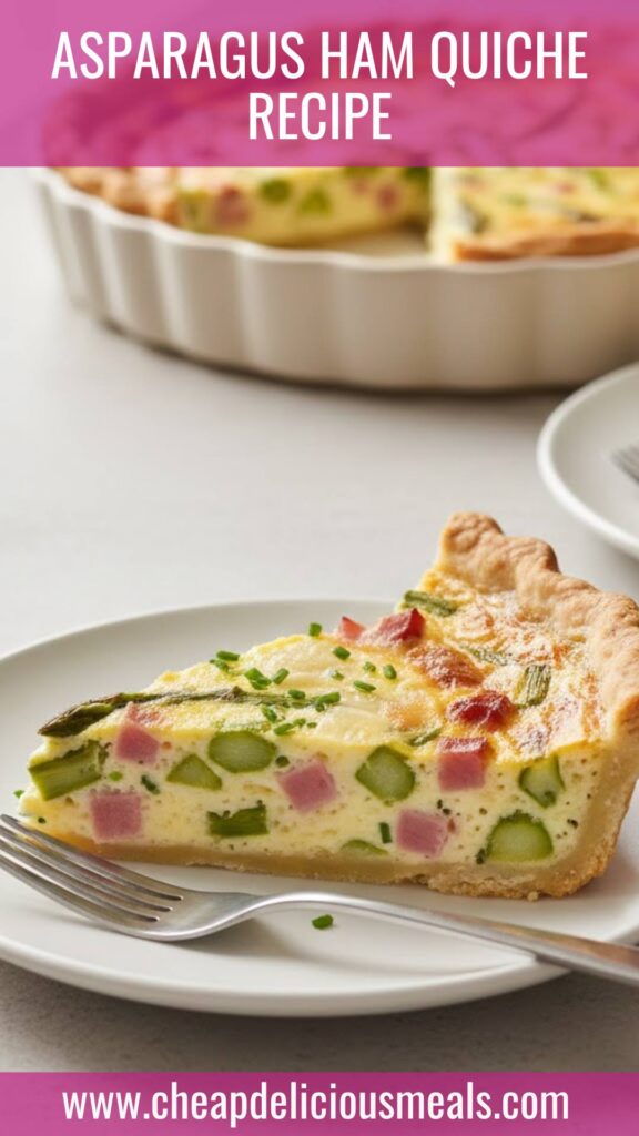 Asparagus Ham Quiche Recipe Asparagus Ham Quiche Recipe