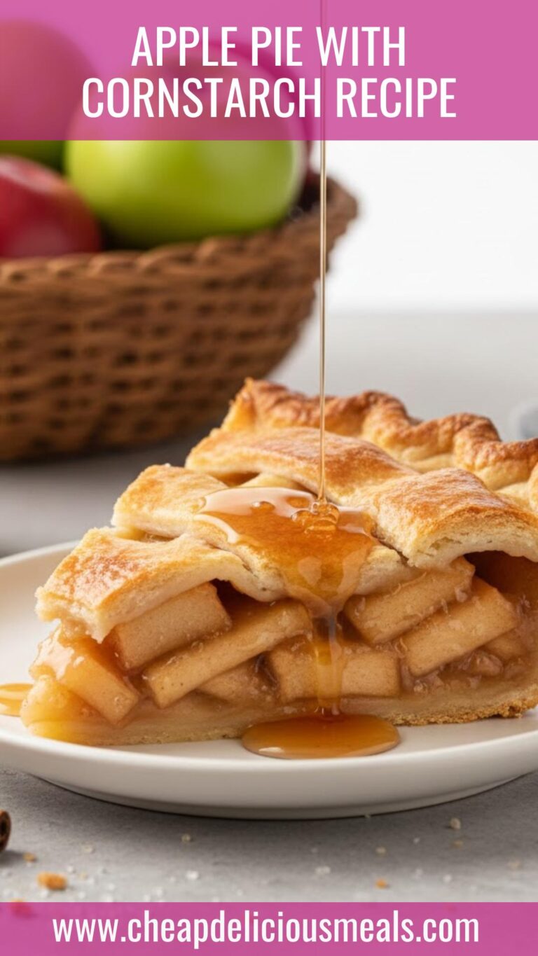Apple Pie With Cornstarch Recipe