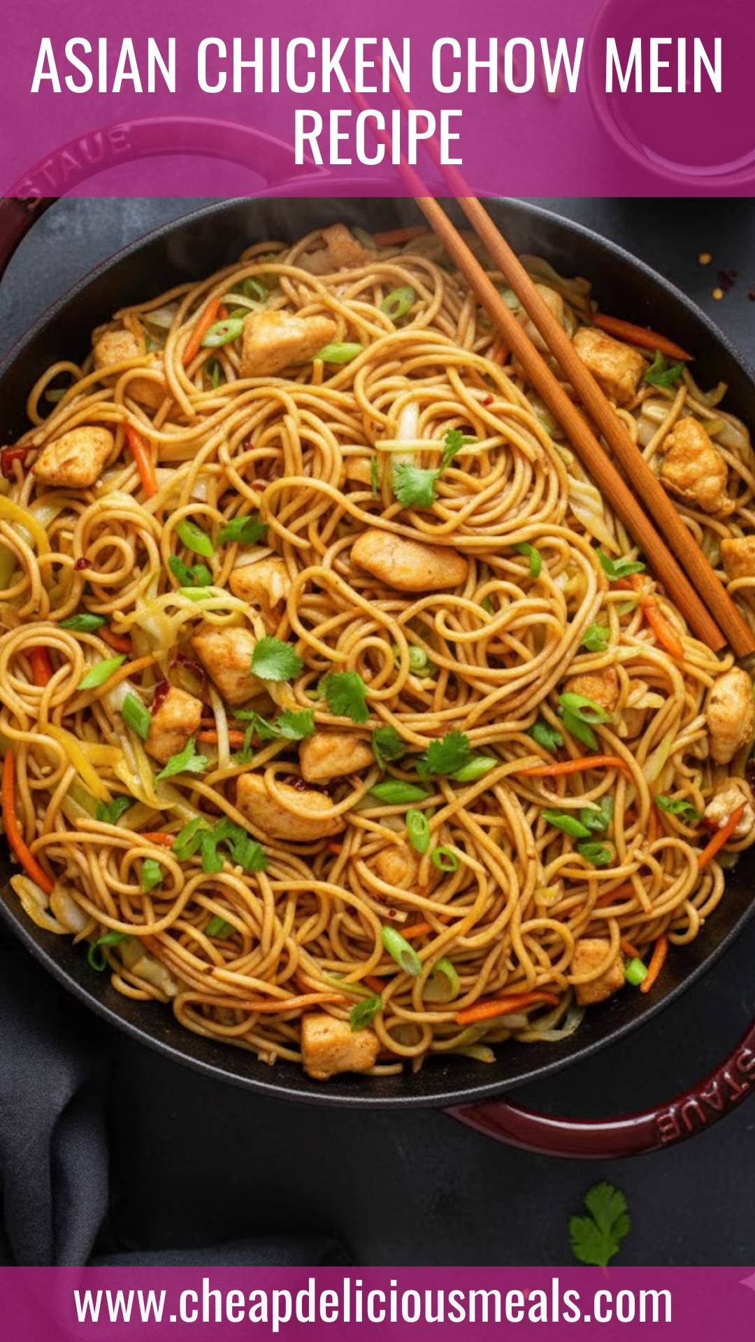 Asian Chicken Chow Mein Recipe