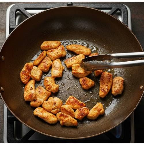 Step 3: Brown the Chicken