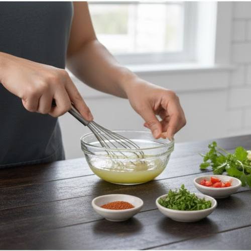 Step 3: Whisk the Dressing Step 3: Whisk the Dressing