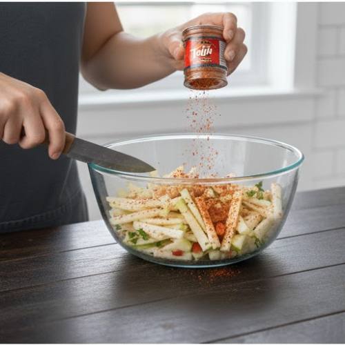 Step 5: Add Seasoning and Toss Again Step 5: Add Seasoning and Toss Again