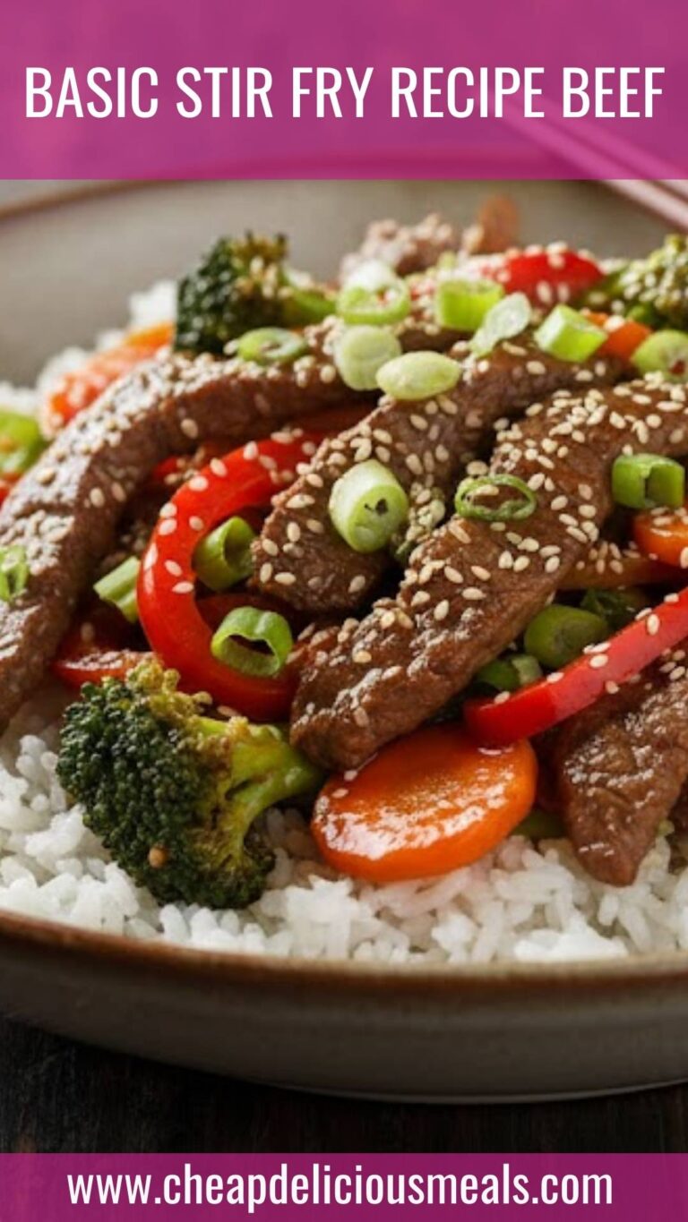 Basic Stir Fry Recipe Beef