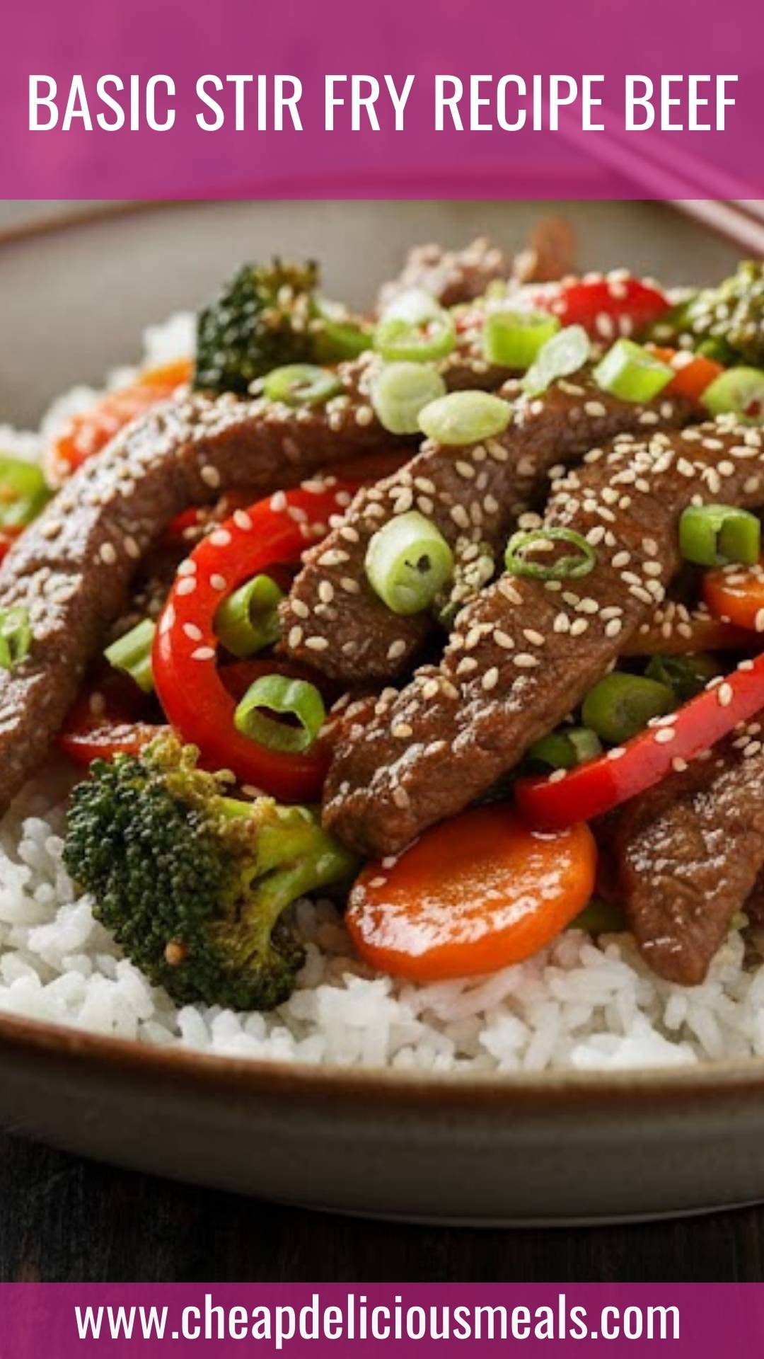 Basic Stir Fry Recipe Beef