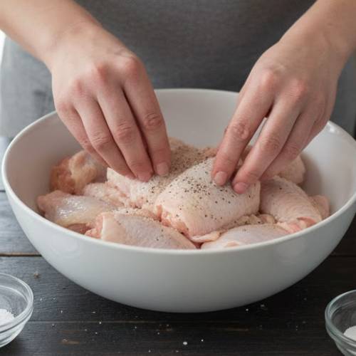 Step 3: Season the Wings Step 3: Season the Wings