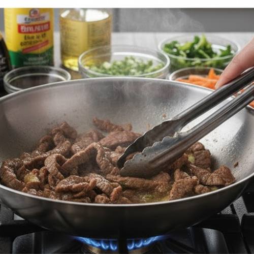 Step 3: Stir-Fry the Beef