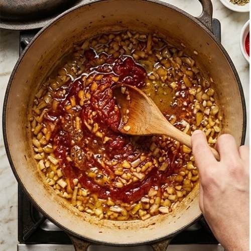 Step 1: Prepare the Tomato Sauce