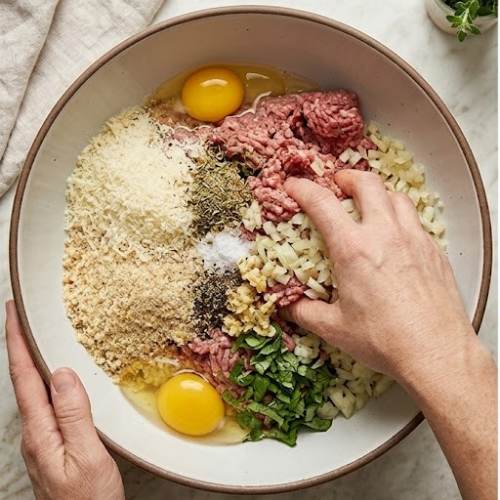 Step 3: Make the Meatball Mixture
