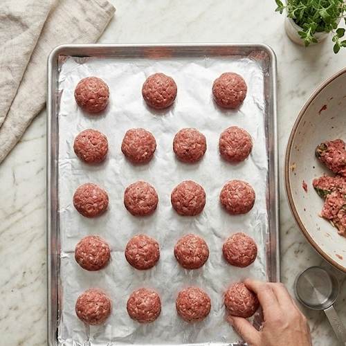 Step 4: Shape the Meatballs