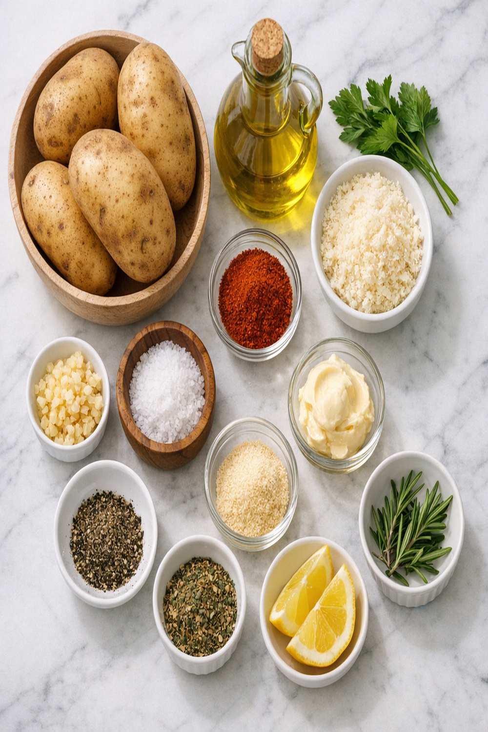 Air Fryer Potato Wedges Recipe ingredients