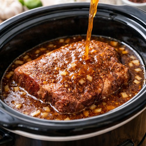 Step 4: Cook the Meat (Slow Cooker Alternative)