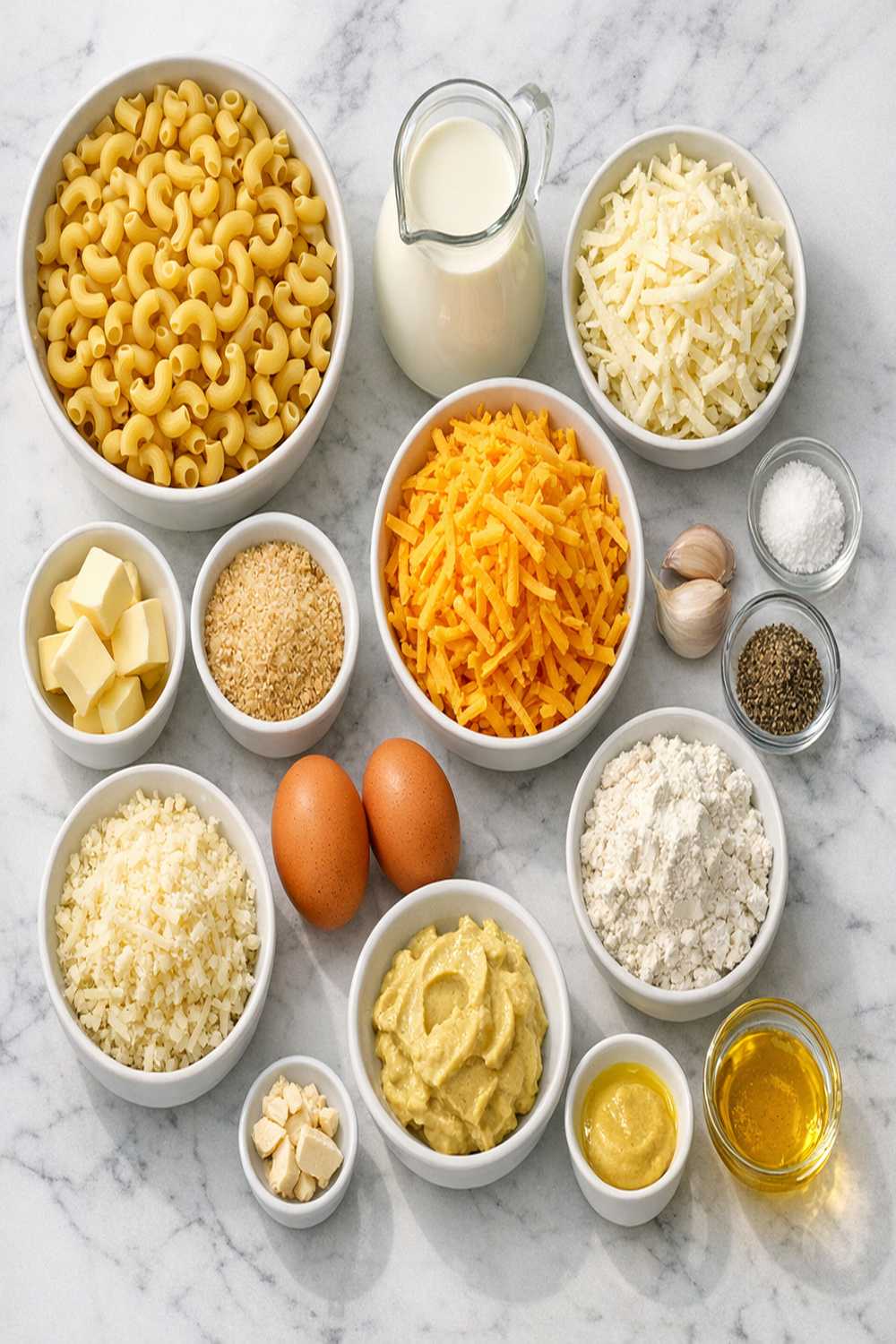 Baked Mac Cheese Recipe ingredients