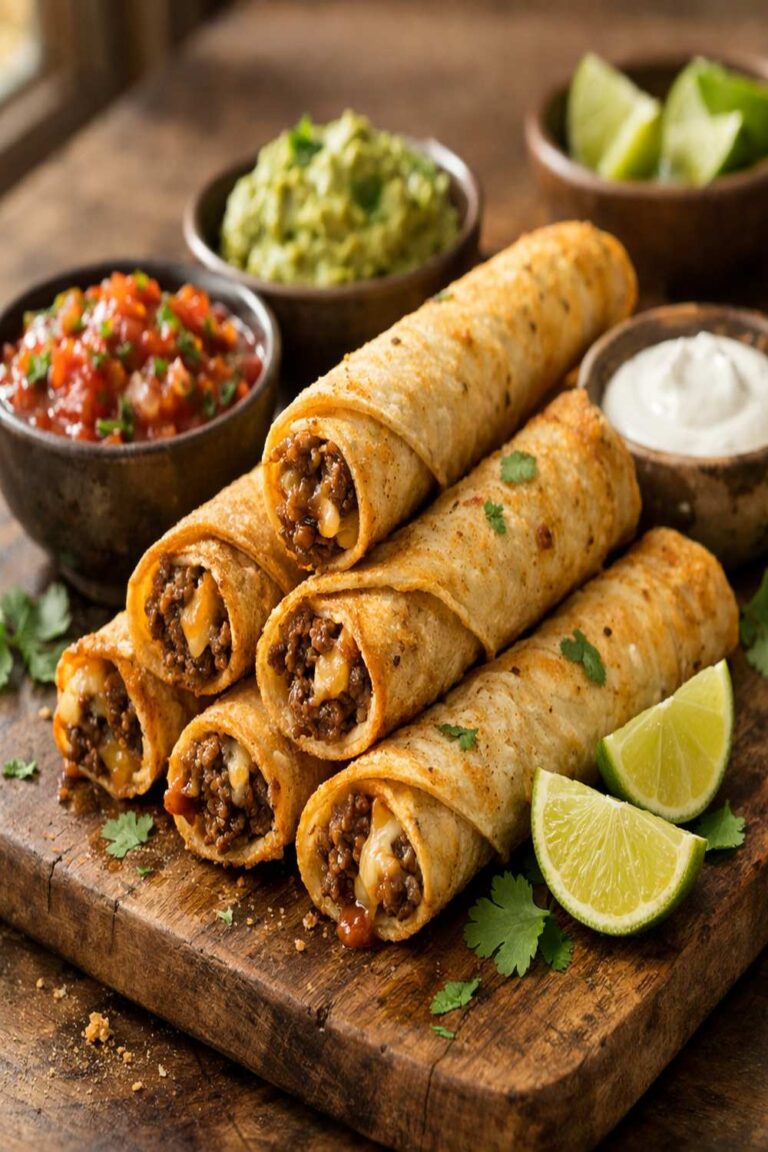 Beef And Cheese Taquitos Recipe