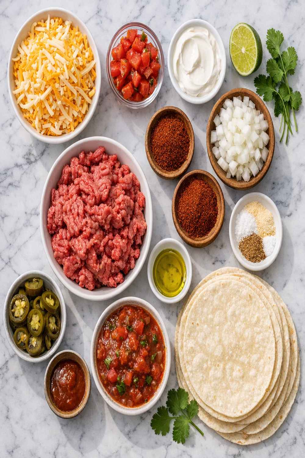 Beef And Cheese Taquitos Recipe ingredients