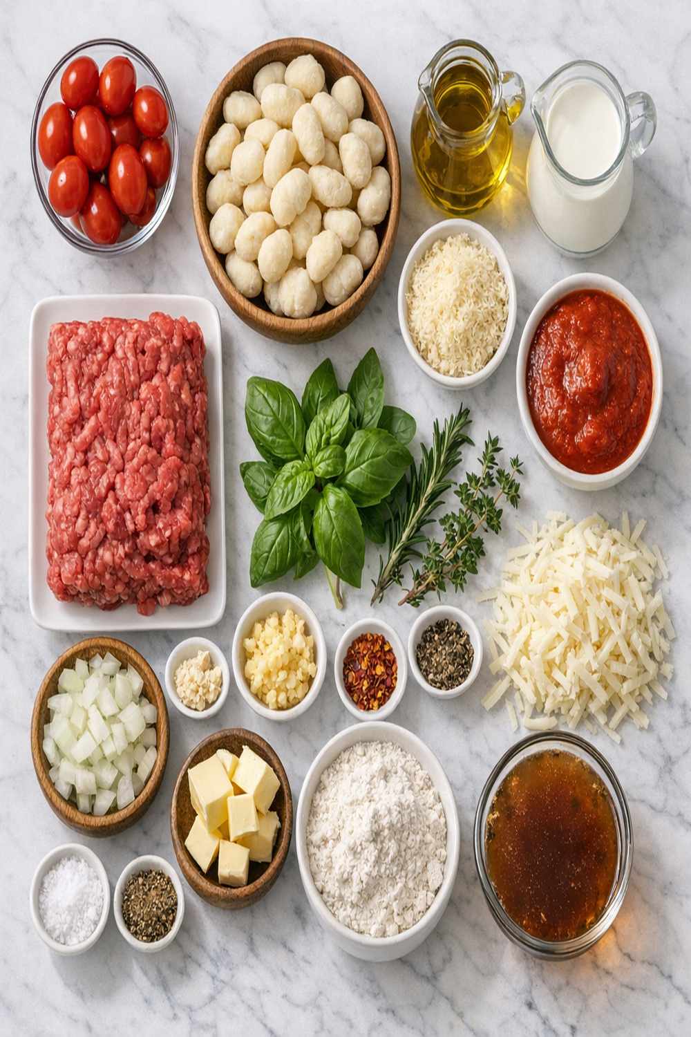 Beef Gnocchi Recipe ingredients