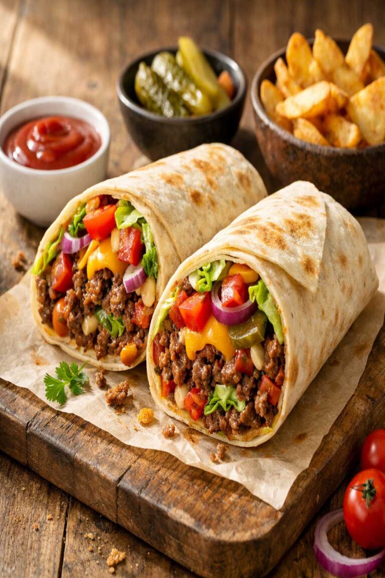 Burger Wrap Recipe