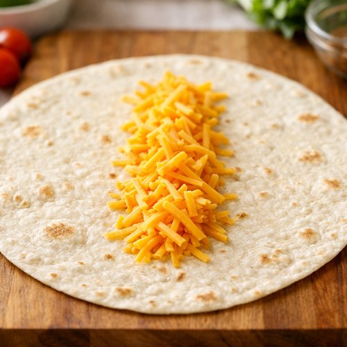 Step 3: Assemble on the Tortillas