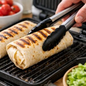 Easy Burger Wrap Recipe step 4